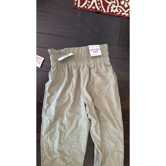 Vanilla Star Juniors Jogger Pants olive drab Size S Elastic Waist Casual - Picture 6 of 11